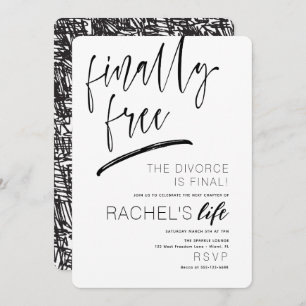 Divorce Party Invitation Enfin gratuit