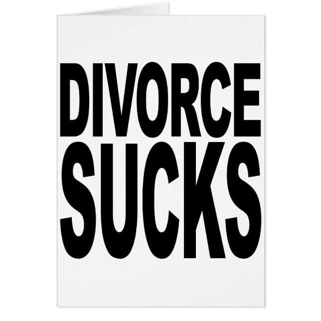 Divorce Sucks (Voorkant)