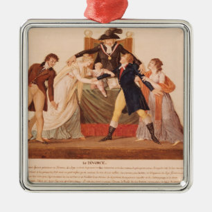 Divorce. Verzoening Metalen Ornament