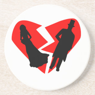 Divorce Zandsteen Onderzetter