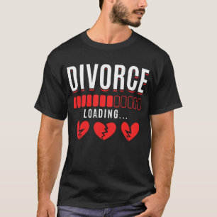 Divorcee Humor Funny Divorced Wife T-shirt