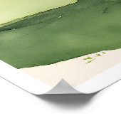 Divot Trouble - Golfprint Poster (Hoek)