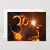 Diwali-4 Briefkaart (Voorkant / Achterkant)