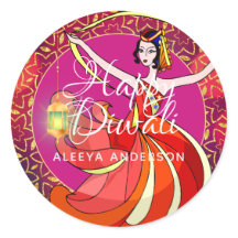 Diwali Bollywood Party Dancer gepersonaliseerd