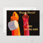 Diwali Briefkaart (Voorkant / Achterkant)