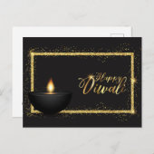 Diwali Briefkaart (Voorkant / Achterkant)