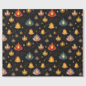 Diwali Candles Cadeaupapier (Vlak)