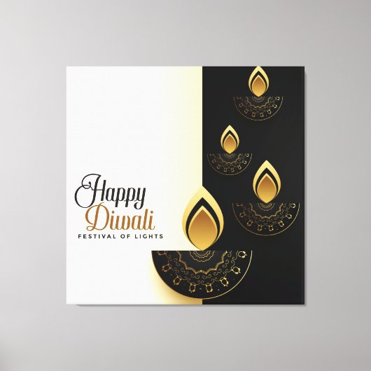 Diwali Canvas Afdruk (Voorkant)