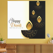 Diwali Canvas Afdruk (Insitu (Woonkamer))
