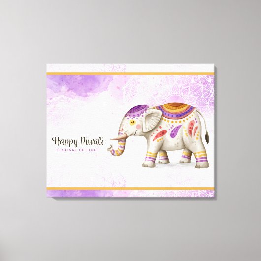 Diwali Canvas Afdruk (Voorkant)