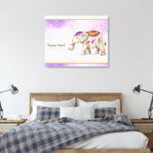 Diwali Canvas Afdruk (Insitu (Slaapkamer))