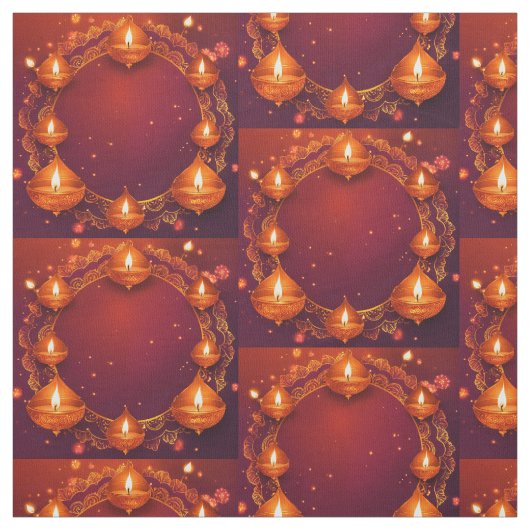 Diwali Diya Stof (Swatch)