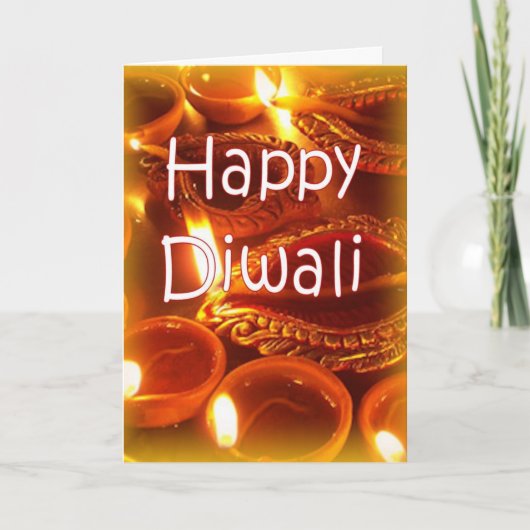 Diwali diyas card kaart (Voorkant)