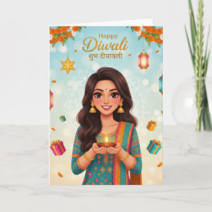 Diwali-festivalviering Kaart