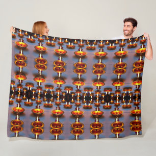 Diwali Fireworks Fleece Deken