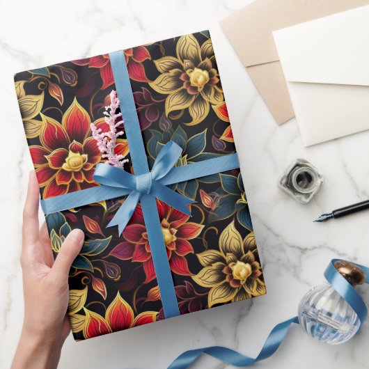 Diwali Florals inpakpapier (Geschenken)