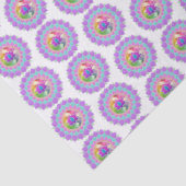 Diwali glitter lotus rangoli tissuepapier (Detail)