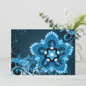 diwali groetings : hifi rangoli kaart (Staand voorkant)