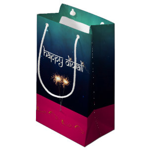Diwali heureux de scintillement - petit sac de