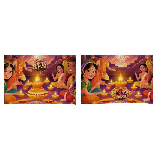 Diwali Kussensloop (Voorkant-Set)
