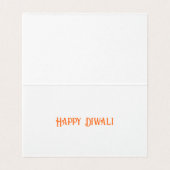 Diwali Ladybug met Deepa Kaart (Binnenkant ongevouwen)