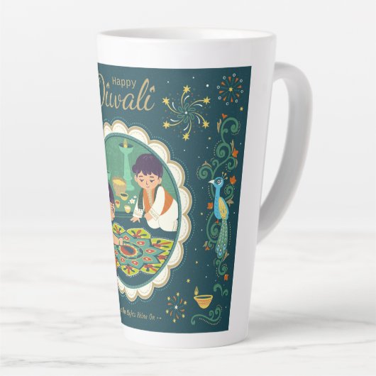 Diwali Latte Mug (Angle droit)
