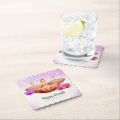 Diwali met Diya en Rangoli Kartonnen Onderzetters (Insitu)