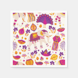 Diwali Papieren Servetten