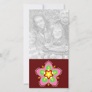 diwali rangoli fotokaart