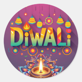 Diwali special ronde sticker