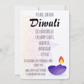 Diwali uitnodiging (Achterkant)