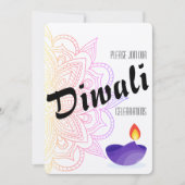 Diwali uitnodiging (Voorkant)