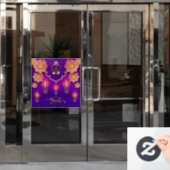 Diwali Window Cling Raamsticker (Kantoordeur)