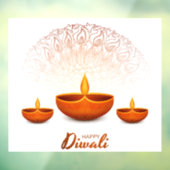 Diwali Window Cling Raamsticker (Vel 3)