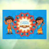 Diwali Window Cling Raamsticker (Vel 3)