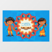 Diwali Window Cling Raamsticker (Vel)