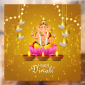 Diwali Window Cling Raamsticker (Vel 2)