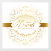 Diwali Window Cling Raamsticker (Vel)