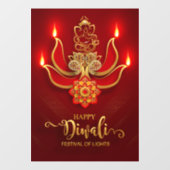 Diwali Window Cling Raamsticker (Vel)