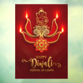 Diwali Window Cling Raamsticker (Vel 3)