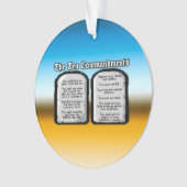 Dix commandements de la Sainte Bible, la loi de (devant)