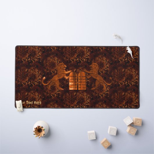 Dix commandements et lions (Tableau pour enfants)