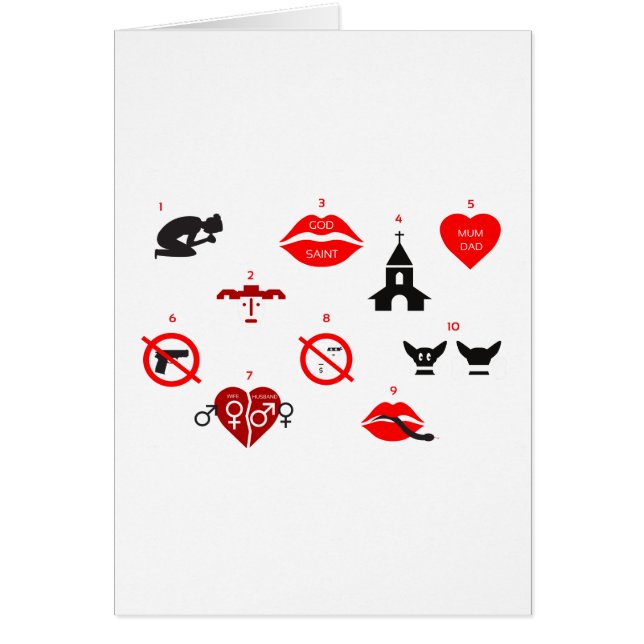 dix commandements modernes (Devant)