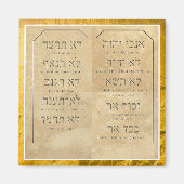 Dix Commandements Réfrigérateur Aimant 1 (Devant)