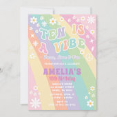 Dix est une invitation à l'anniversaire de la vibe (Devant)