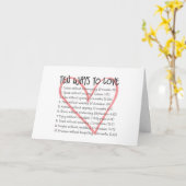 Dix façons d'aimer carte (Fleur jaune)