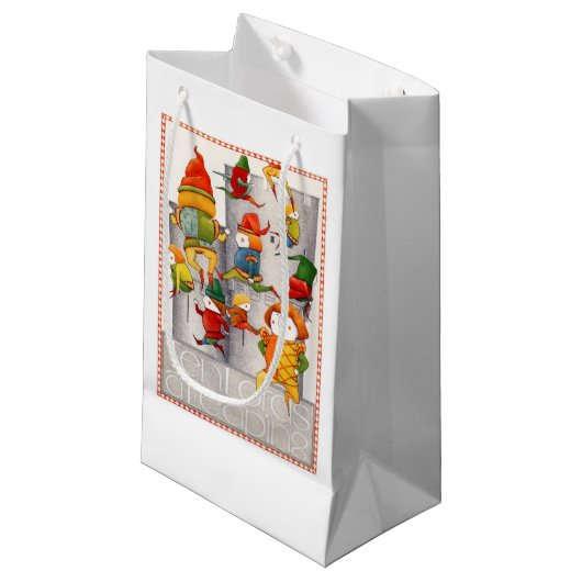 DIX LORDS UN PETIT Sac Cadeau LEAPAPING (Devant Angle)