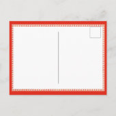 DIX LORDS UNE Carte Postale LEAPING / Rouge (Dos)