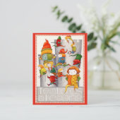 DIX LORDS UNE Carte Postale LEAPING / Rouge (Debout devant)