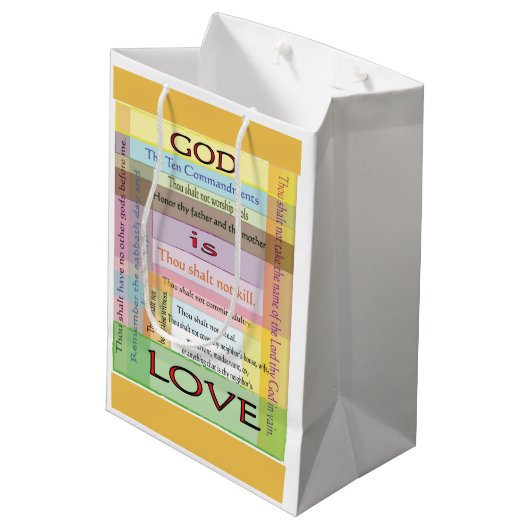 Dix sacs de cadeau de commandement (Dos Angle)